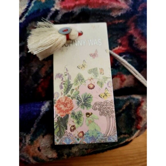 NWT Boho Johnny Was Cozy Circle Reversible Fleece Blanket 75x68 w/ Matching Bag - Picture 5 of 6